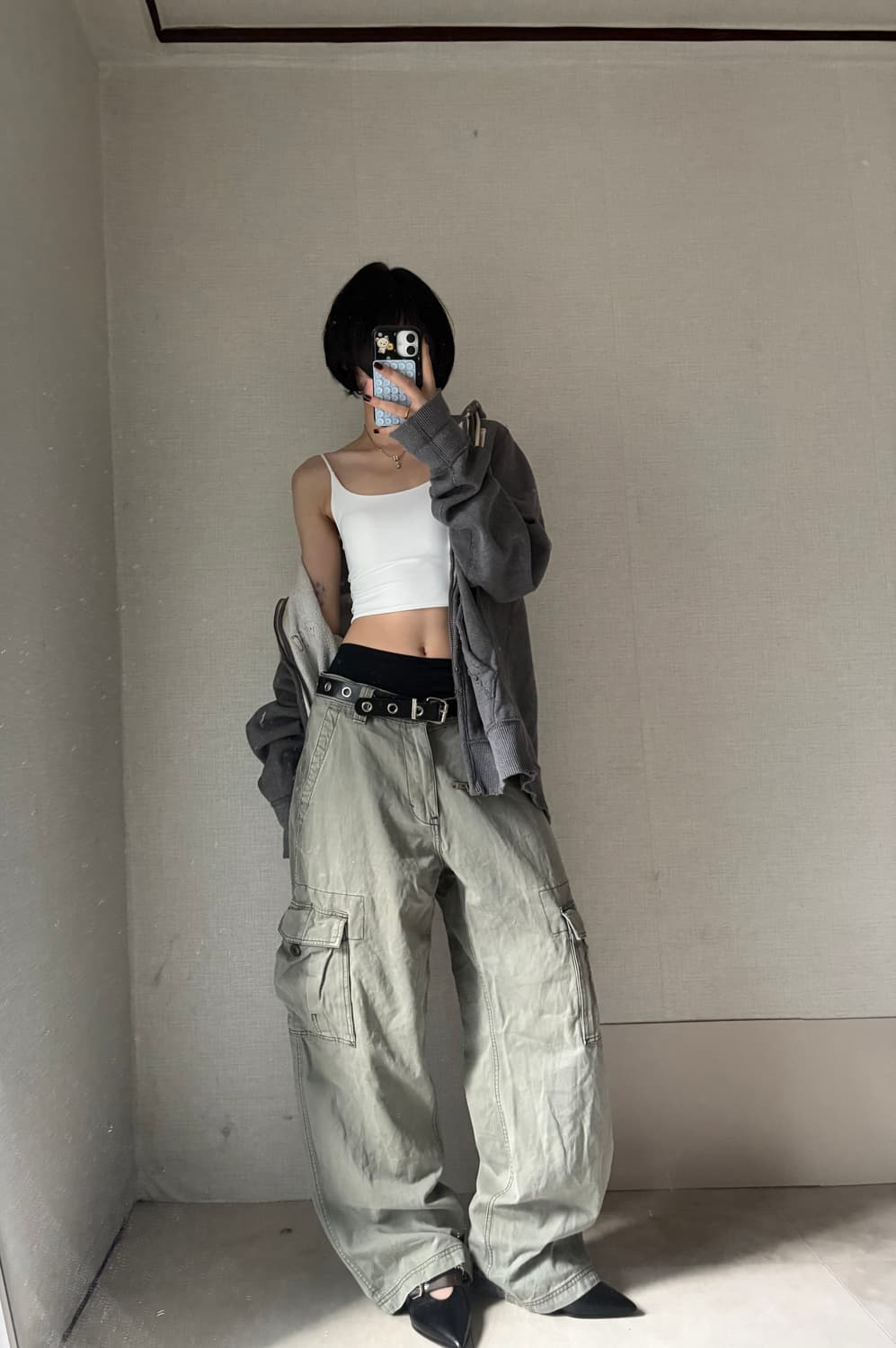 리바이스 카키 와이드핏 카고팬츠 상품이미지1