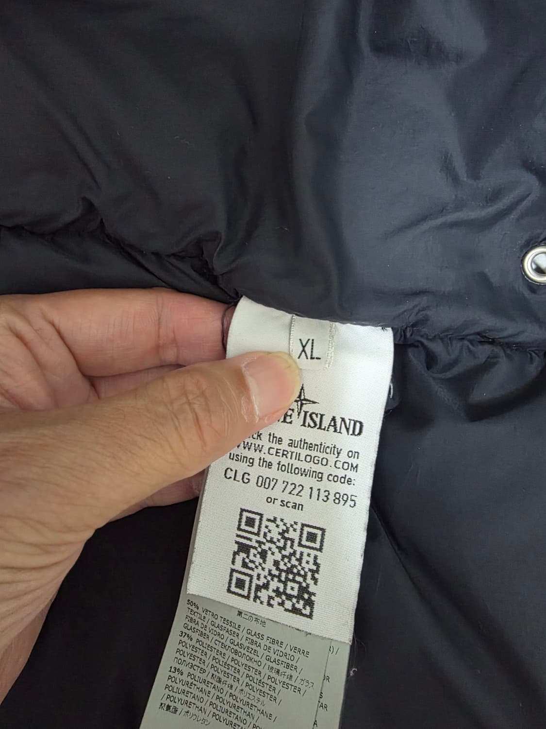 스톤아일랜드 블랙라벨 패딩 베스트 정품 상품이미지9