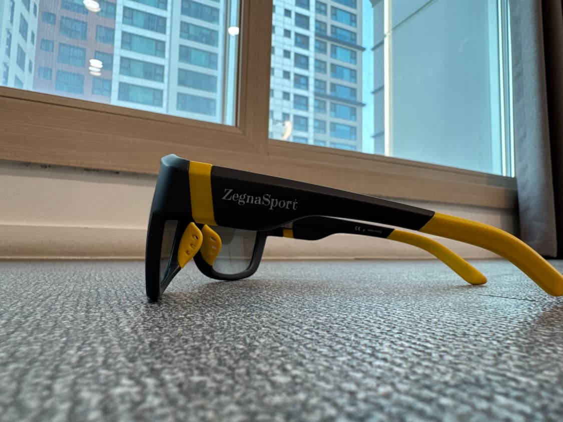 Z zegna 옐로 블록 테크 선글라스 상품이미지3