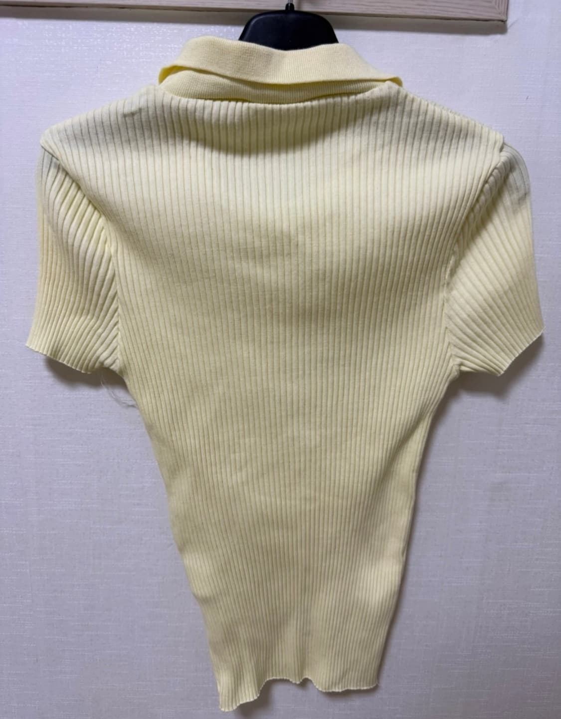 자라 리브드 반팔 폴로티셔츠 (M) 상품이미지3