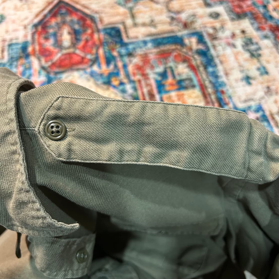 [XL] 90s 폴로 랄프로렌 피셔 라인 견장 밀리터리 셔츠 상품이미지7