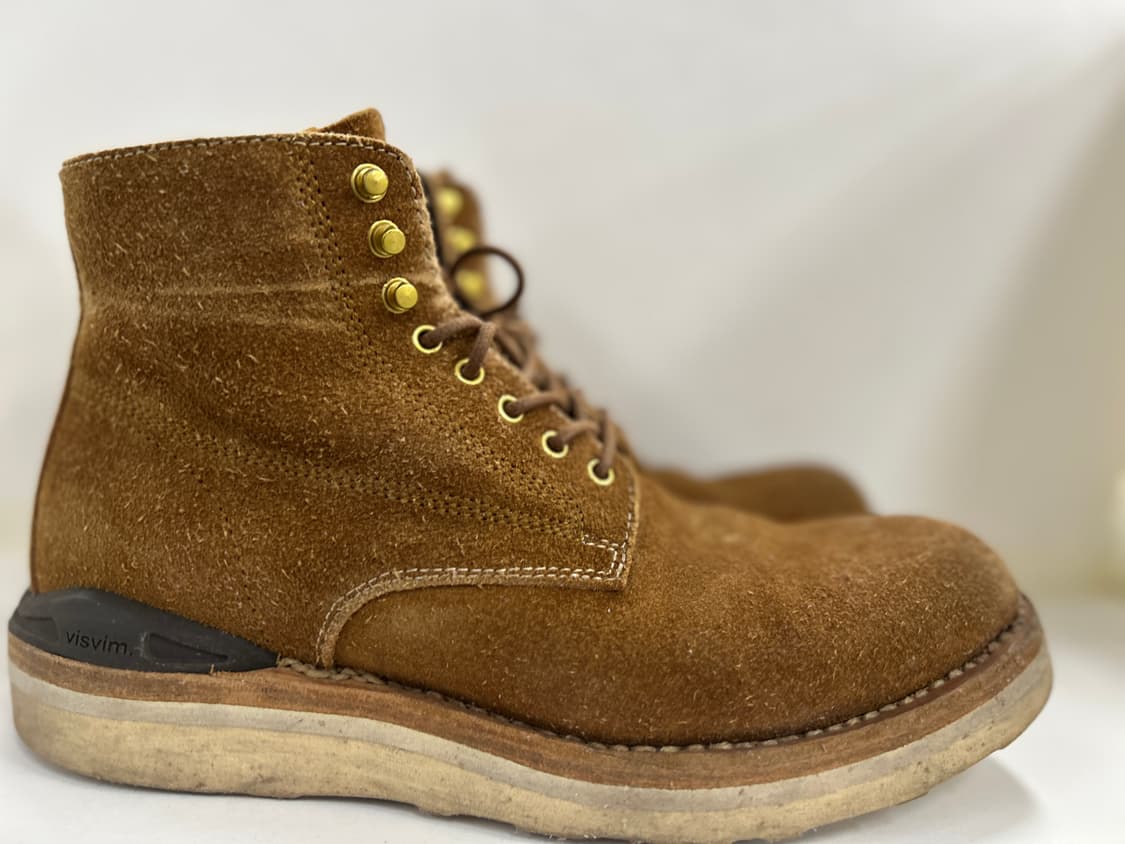 VISVIM 비즈빔 네추럴브라운 스웨이드 버질부츠 10.5 상품이미지1