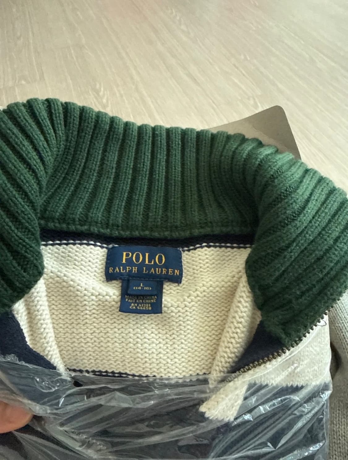 폴로 랄프 로렌 니트 집업 가디건 s 상품이미지2