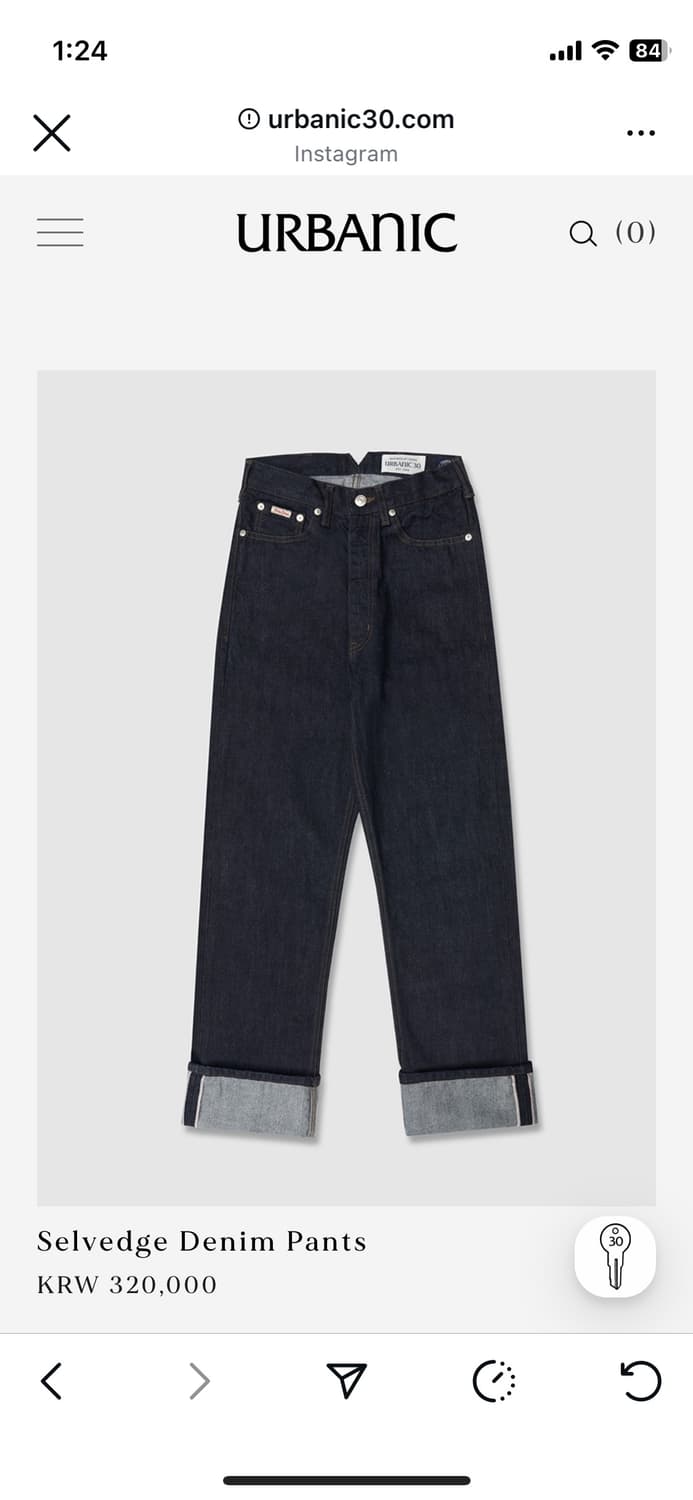 urbanic 30 셀비지 s 상품이미지3