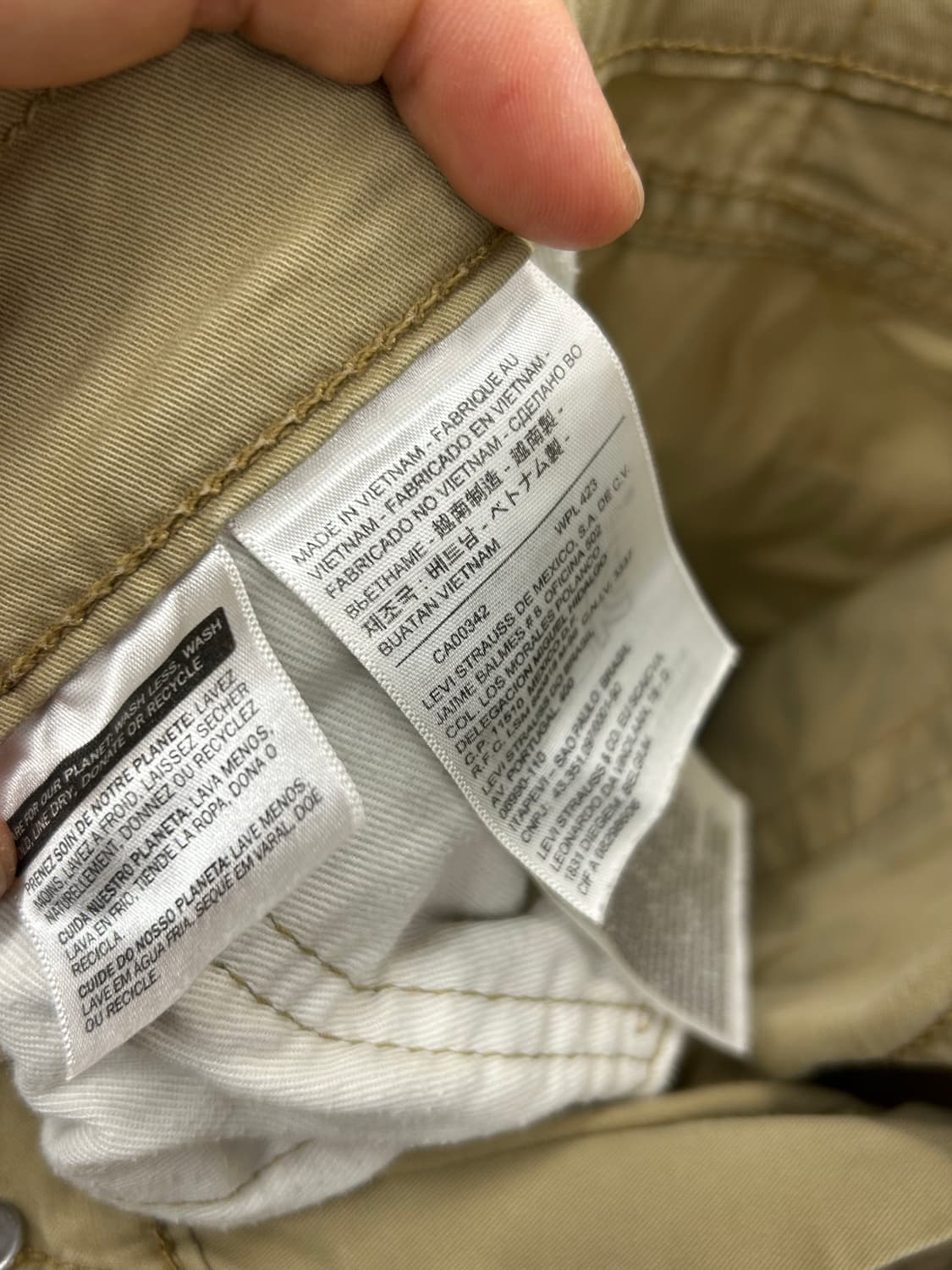 리바이스 면바지 상품이미지8