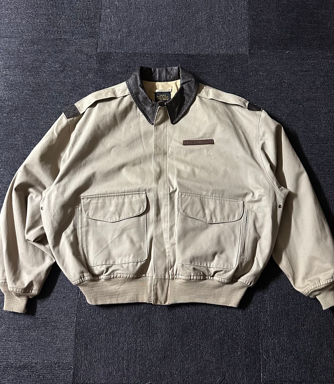 80s 아비렉스 LTD. TYPE A-2 U.S.A 빈티지 플라이트 자켓 상품이미지3