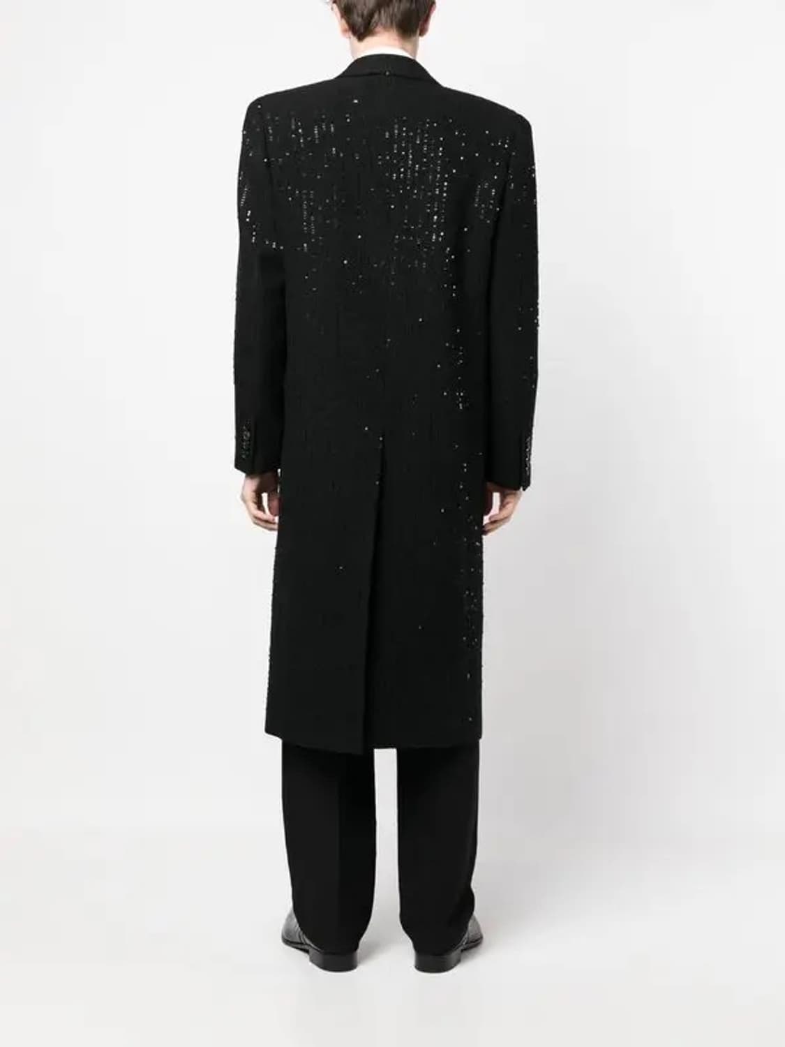 [BTS 지민님 착용] 생로랑 22AW 엠벨리시드 트위드 코트 상품이미지4