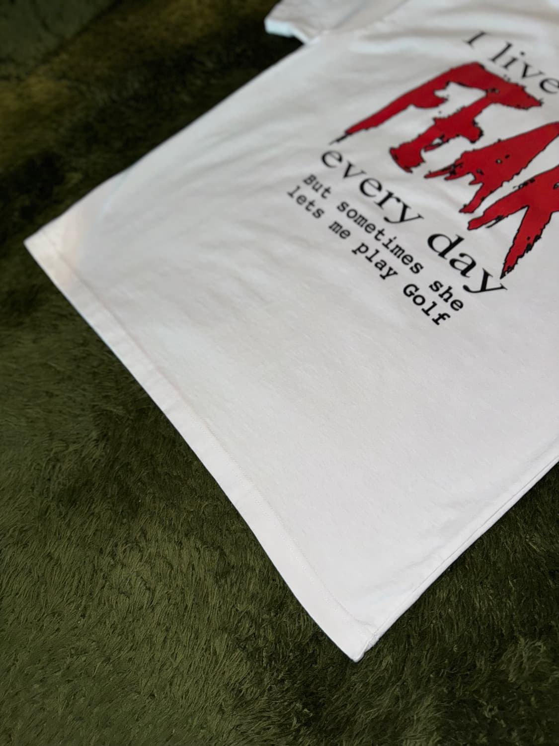 [M] METALWOOD STUDIO 메탈우드 FEAR 골프 티셔츠 상품이미지5