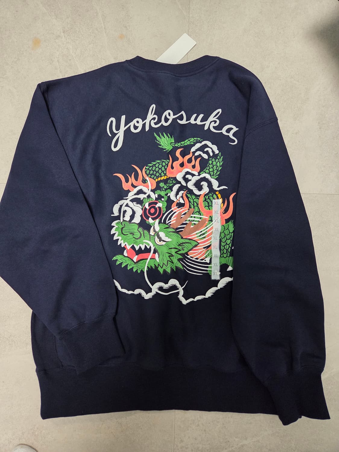 GU 요코스카 드래곤 자수 맨투맨 XL 새상품 상품이미지2