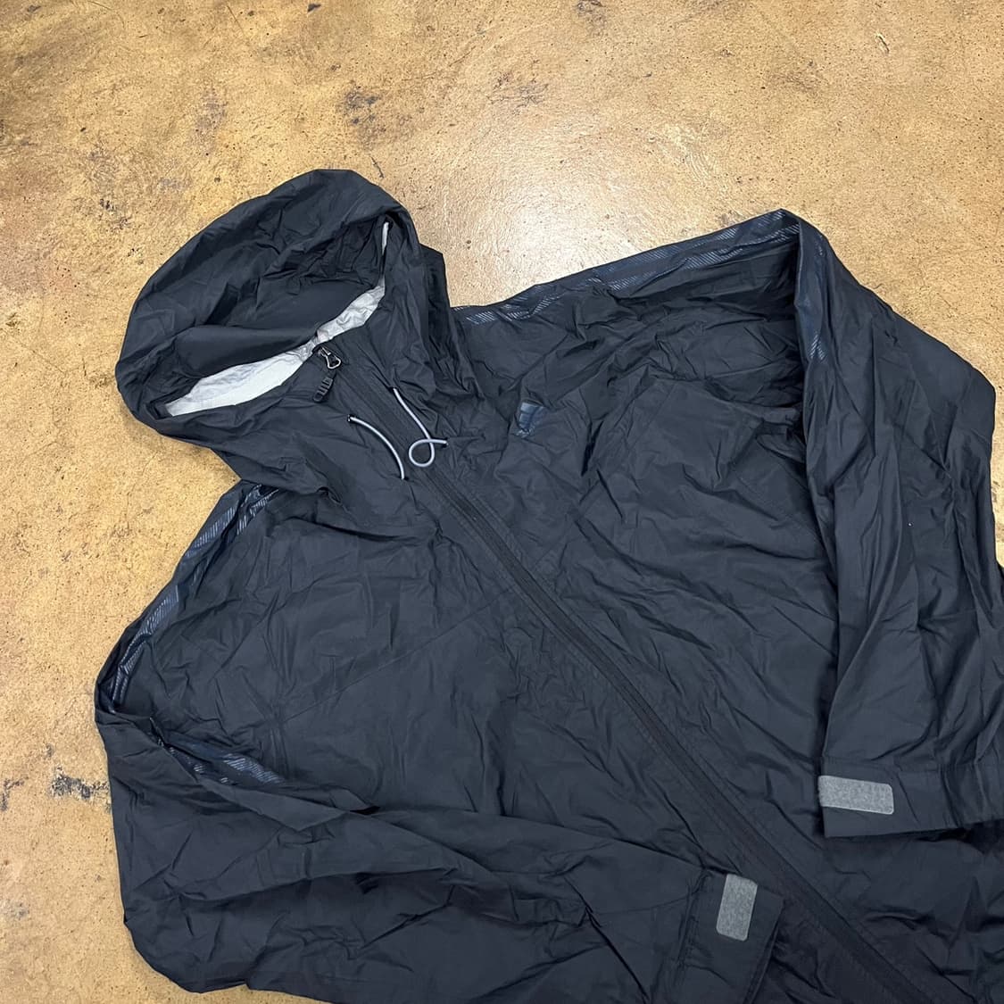 [정품/110] 아디다스 블랙 바람막이 후드 집업 b10 상품이미지1