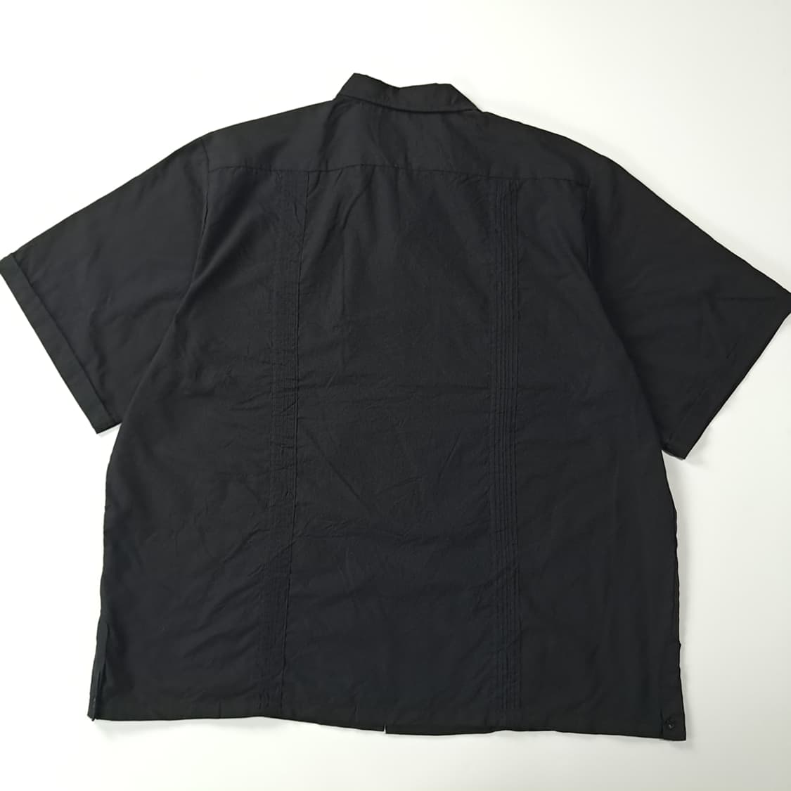 CK782 4XL 맥시모스USA 4포켓 블랙 과야베라 반팔 셔츠 남방 상품이미지6