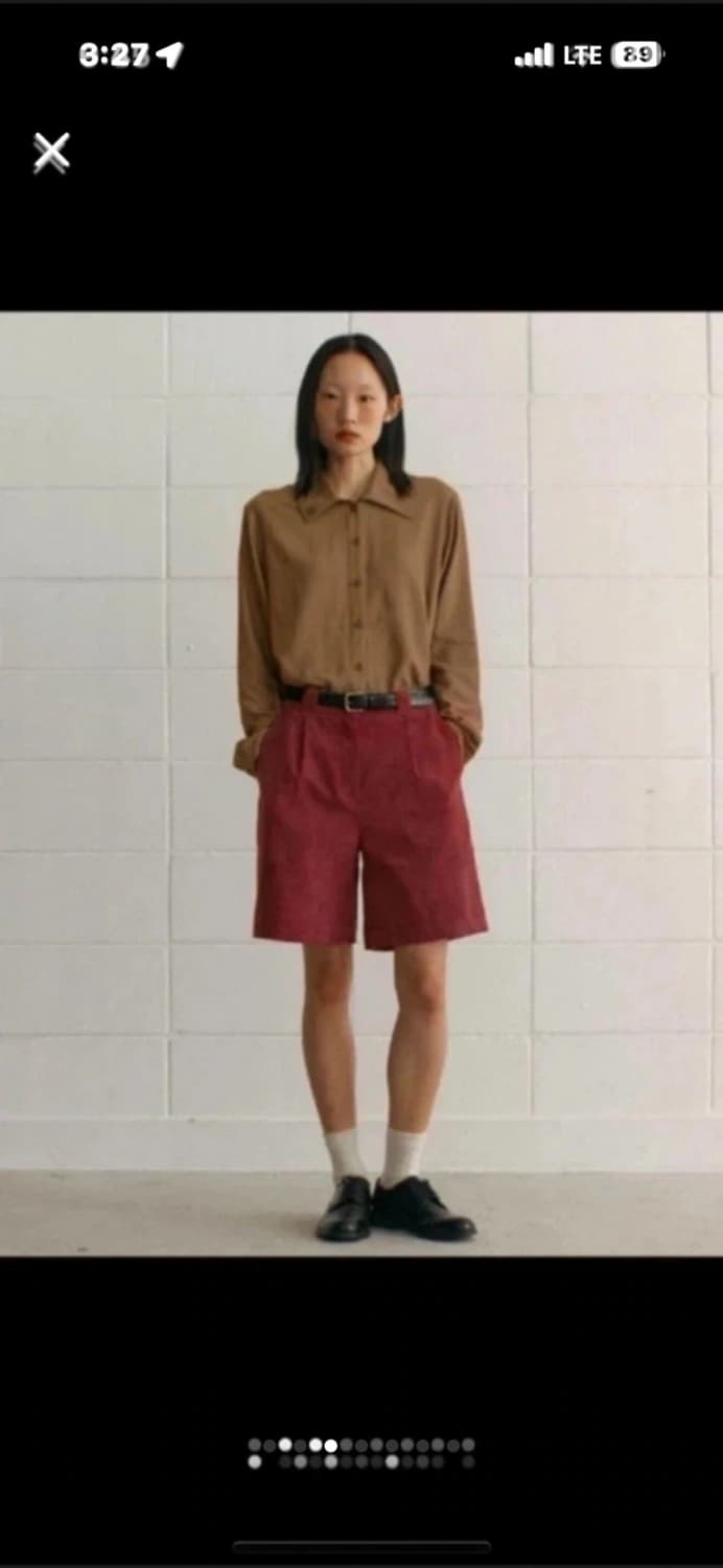 시엔느 Paul corduroy shorts (brick) S 상품이미지3