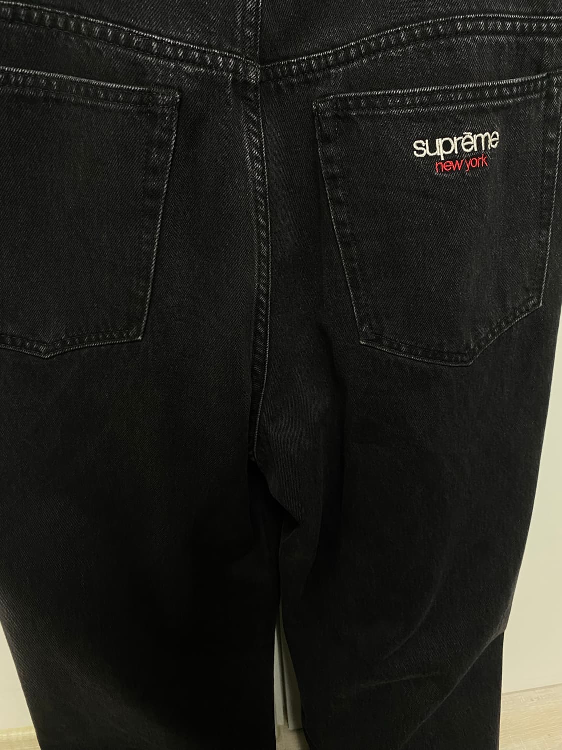 [30]슈프림 배기진 블랙 상품이미지4