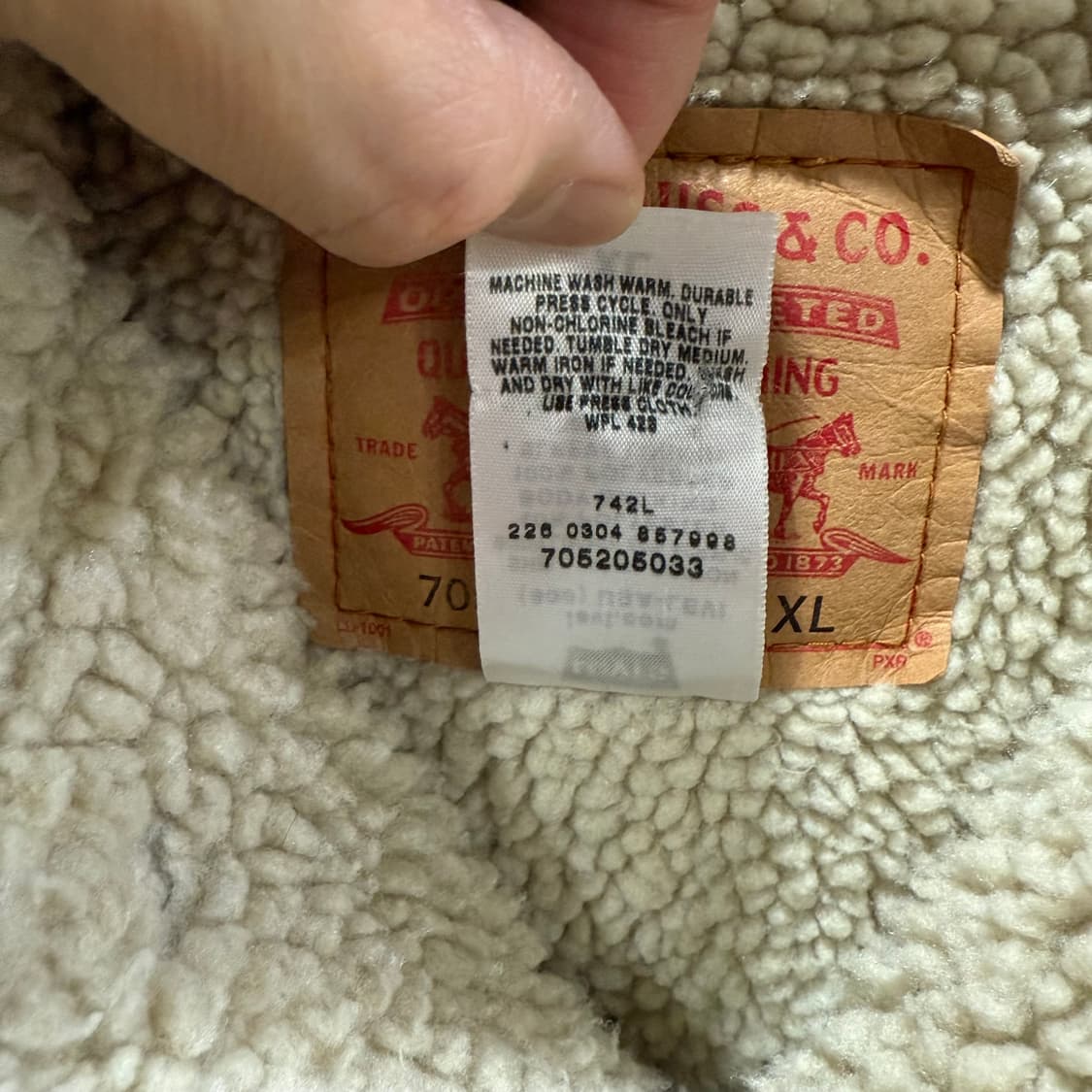 XL 리바이스 Levis 70520 코듀로이 쉐르파 트러커 자켓 상품이미지4