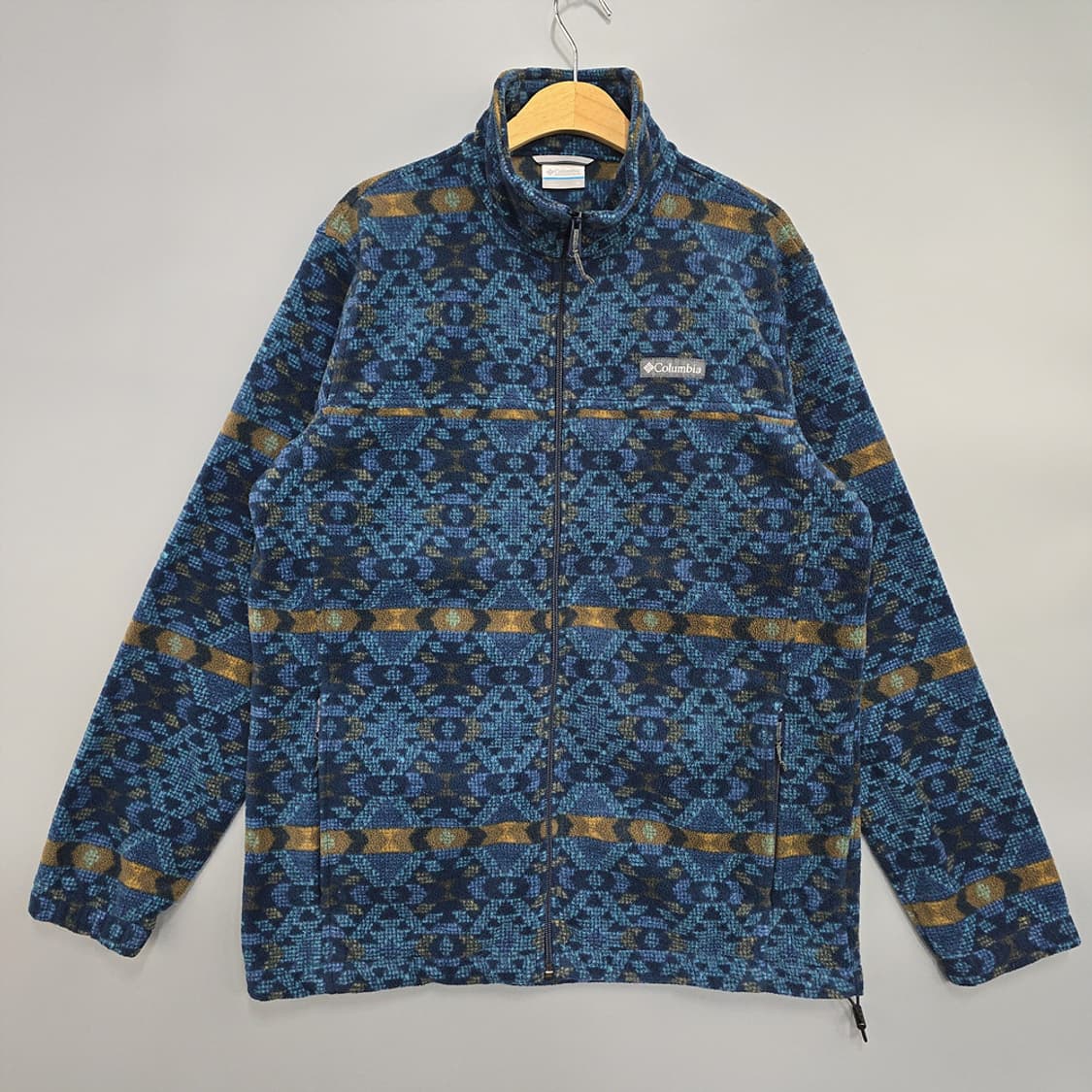 컬럼비아(Columbia) 패턴 플리스 집업 105(XL) 상품이미지1