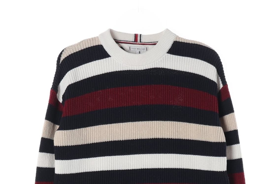 타미힐피거 멀티 스트라이프 코튼 니트 152 상품이미지3