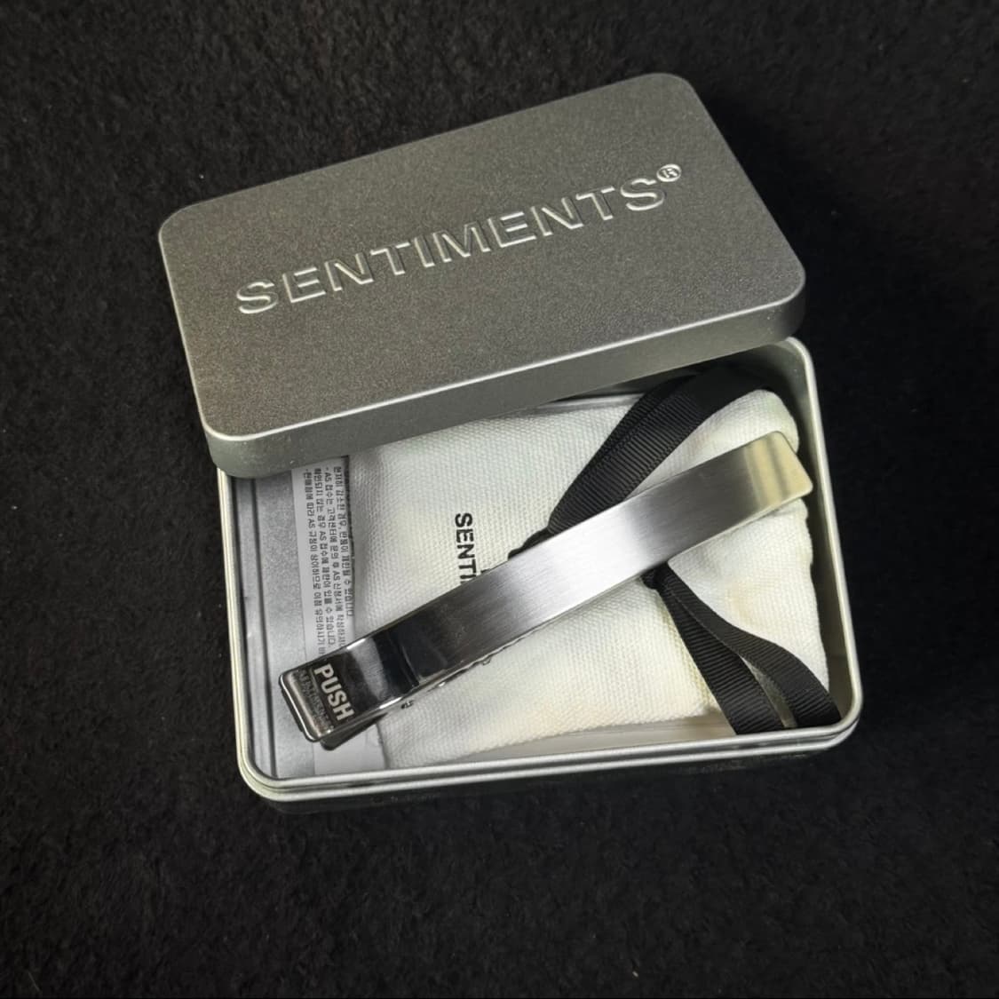 센티멍 헤어핀 실버 상품이미지2