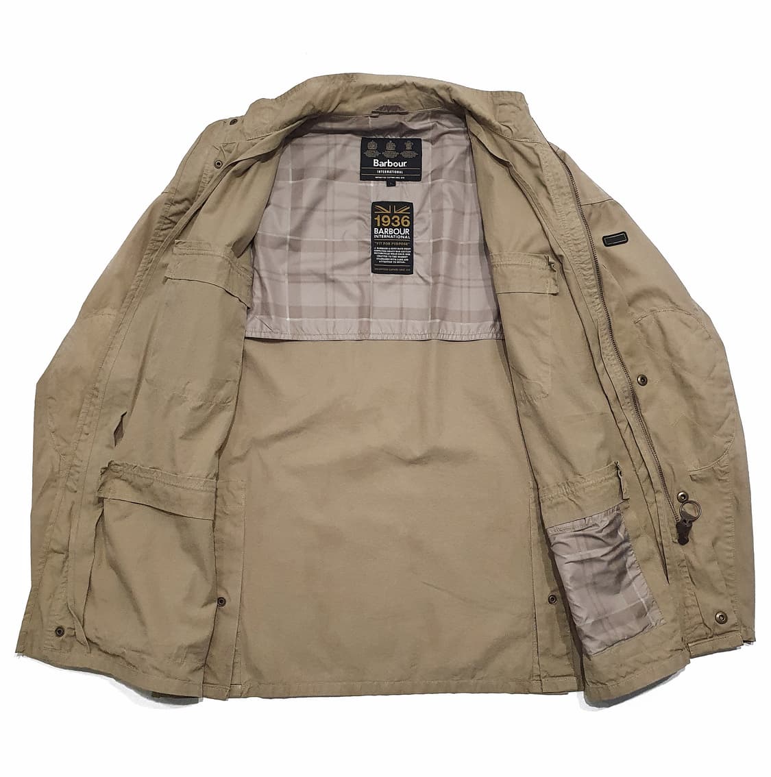 바버 인터네셔널 guard 논왁스 경량자켓 L 105 상품이미지7