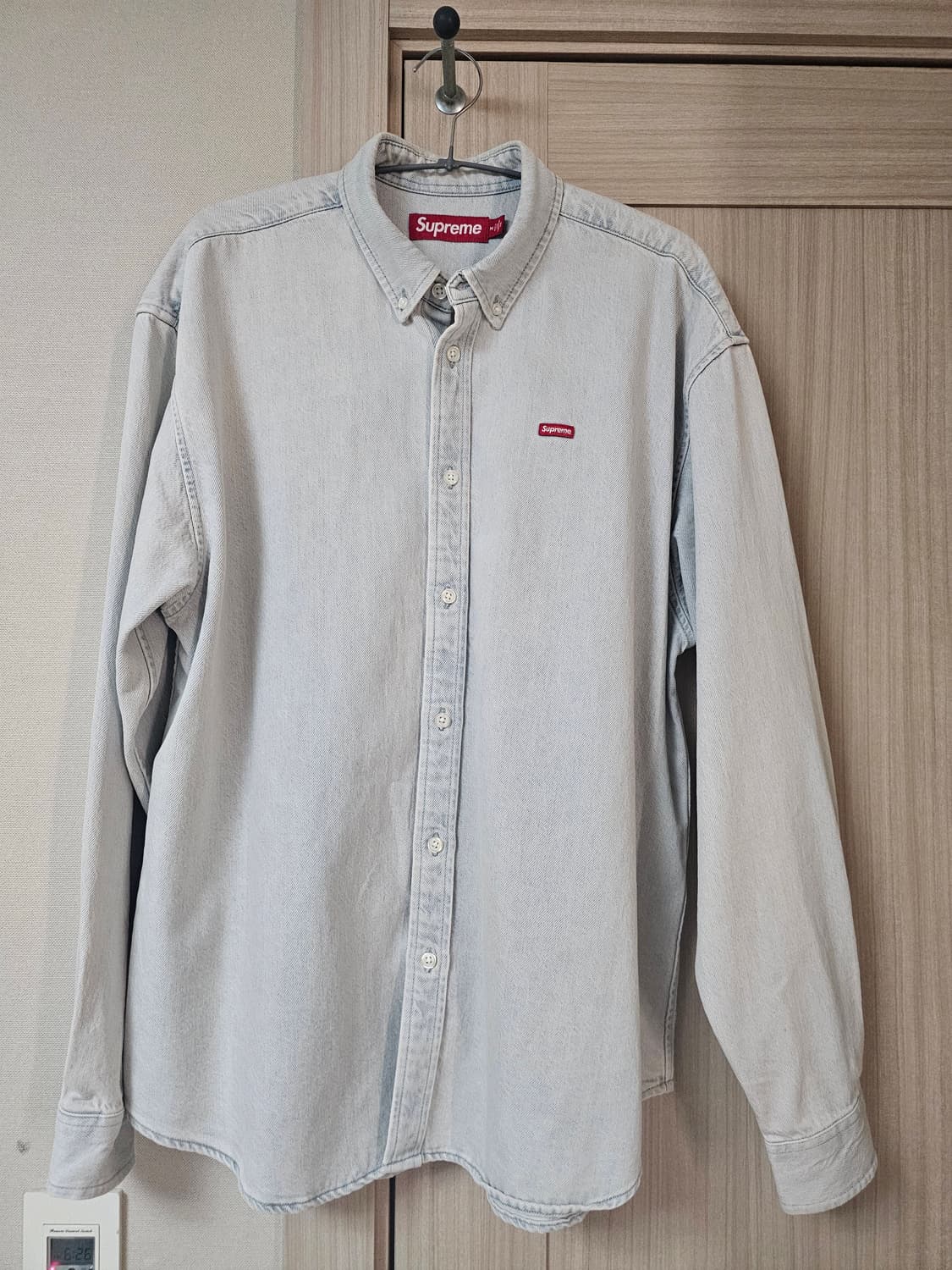 슈프림 스몰 박스 워시드 데님 셔츠 M 상품이미지1