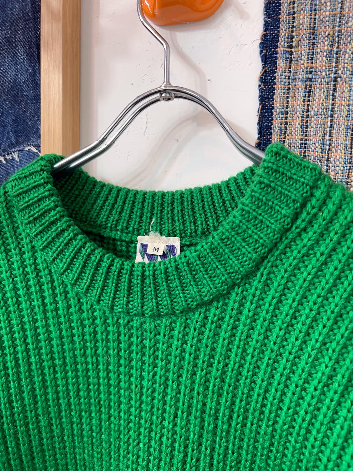 👧🏻MAKTRE    Green Heavy Wool Knitwear 상품이미지3