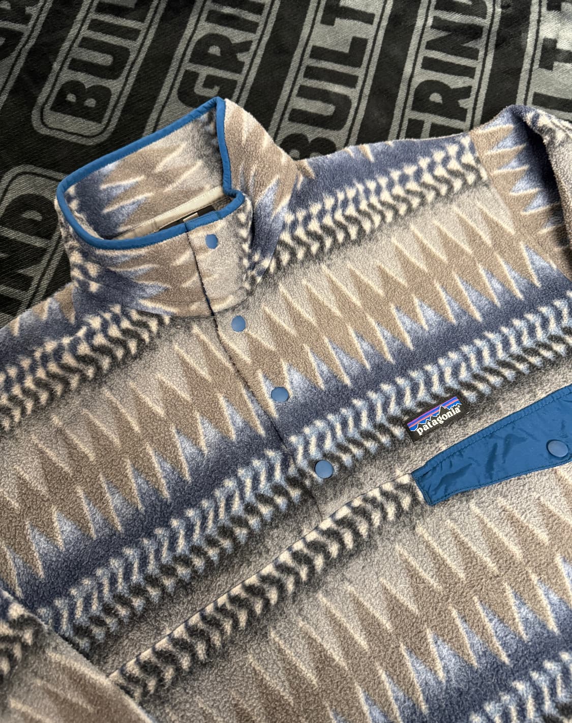 파타고니아 신칠라 스냅 티 풀 오버 러핑 워터 블루 상품이미지3