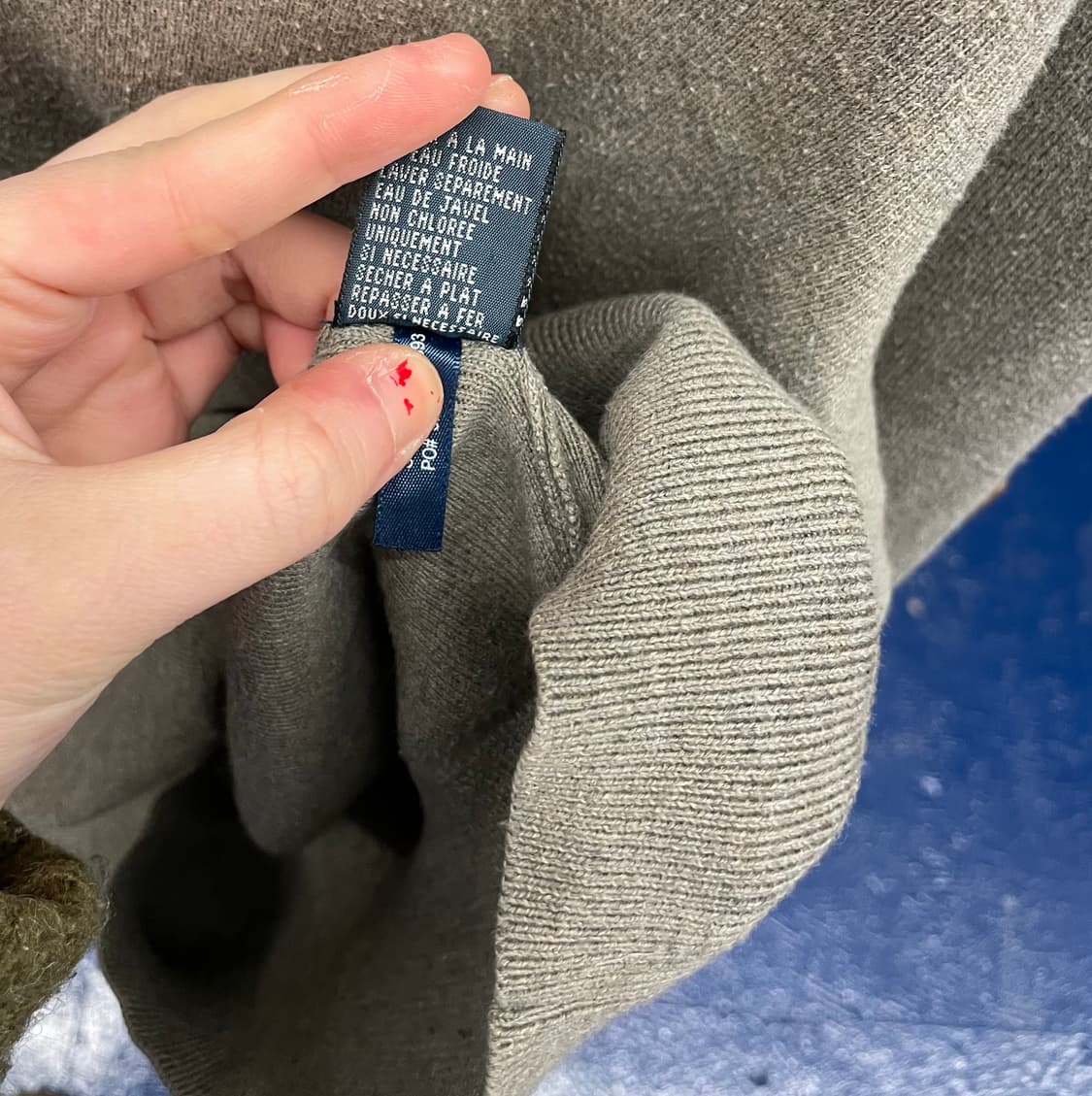 PRL 폴로 랄프로렌 피마코튼 브이넥 니트 상품이미지7