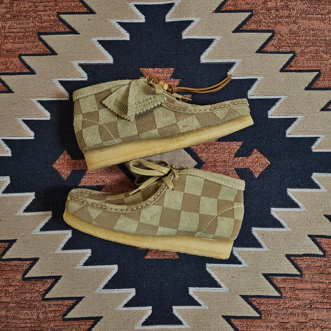 클락스 왈라비 부츠 메이플 체커보드 / 국내 미발매 상품이미지2