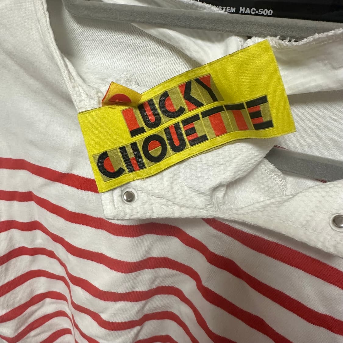 럭키슈에뜨 스트라이프 반팔 티셔츠 상품이미지2