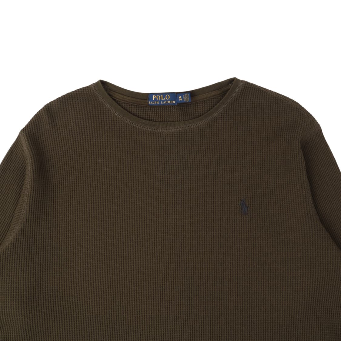 폴로 랄프로렌 카키 와플 롱슬리브 티셔츠 상품이미지2