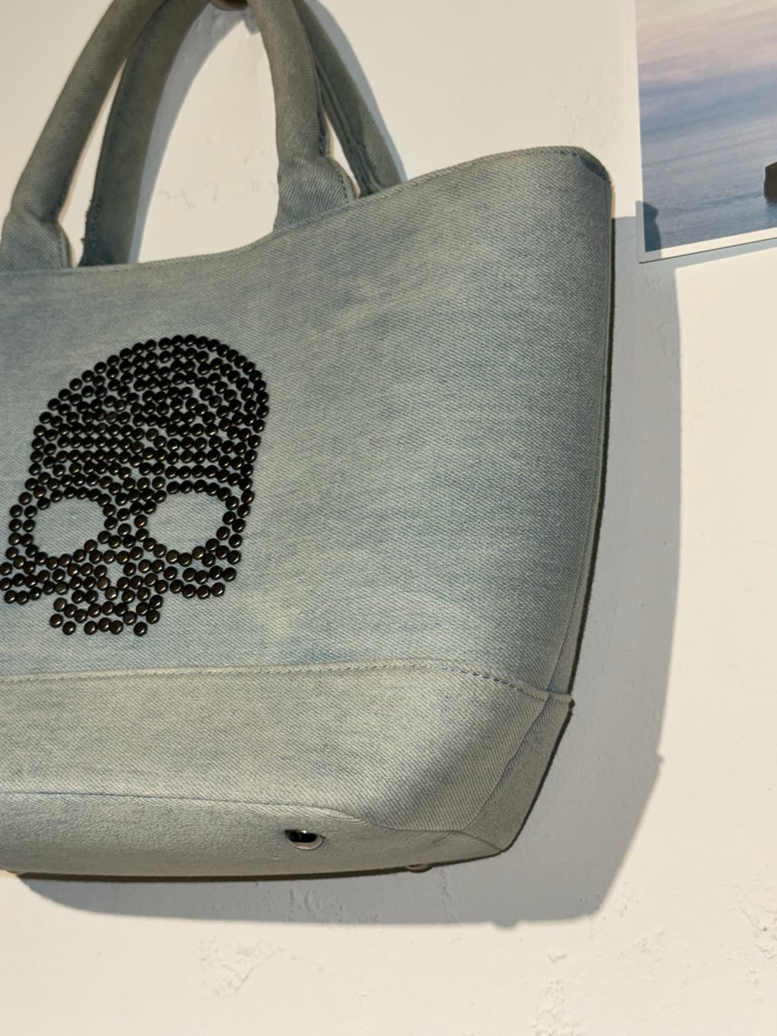 hydrogen 데님 토트백 상품이미지4