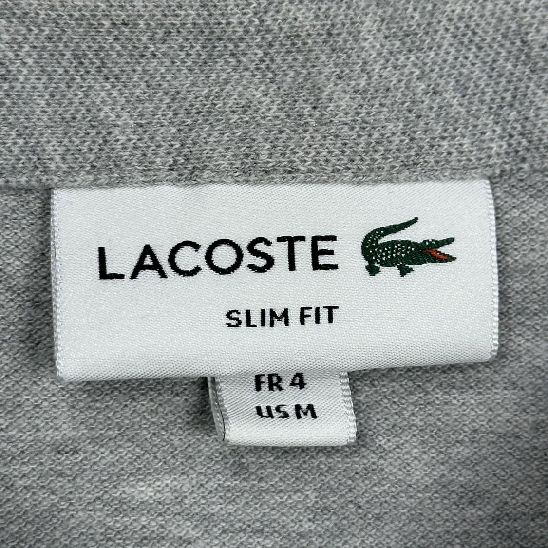 라코스테 크록 그레이 카라 긴팔티셔츠 (L) 상품이미지5