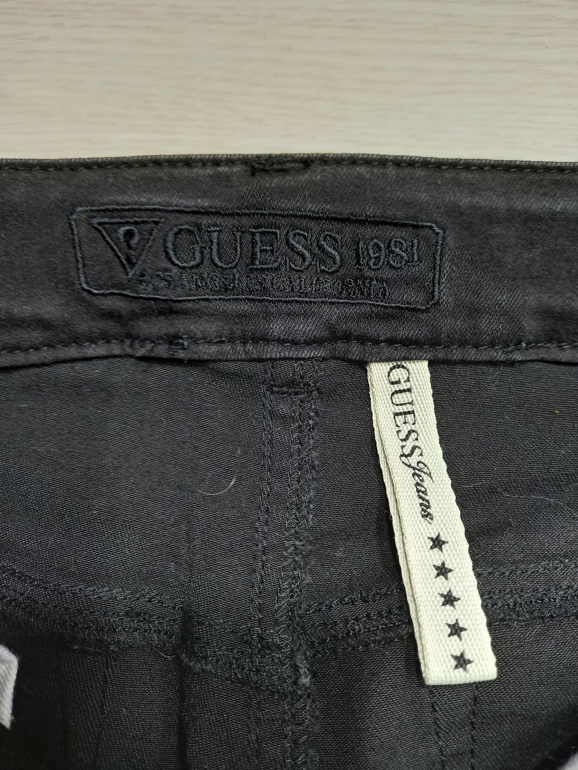 26 GUESS 밴딩 약골반 스판스키니 블랙 26-615 상품이미지8