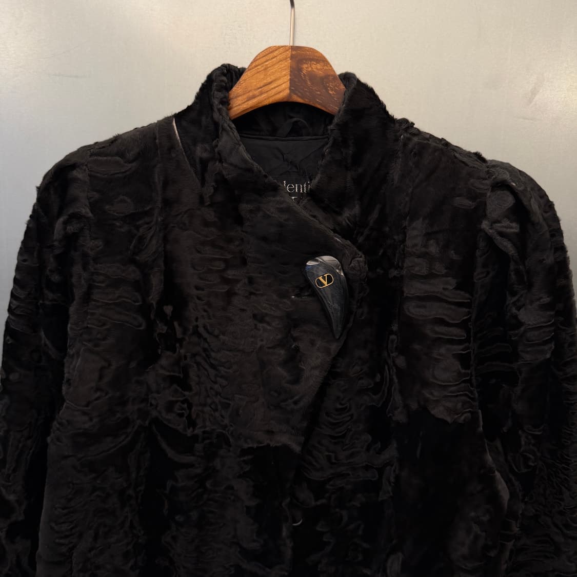 90s 발렌티노 페르시안 램 퍼 코트 상품이미지3