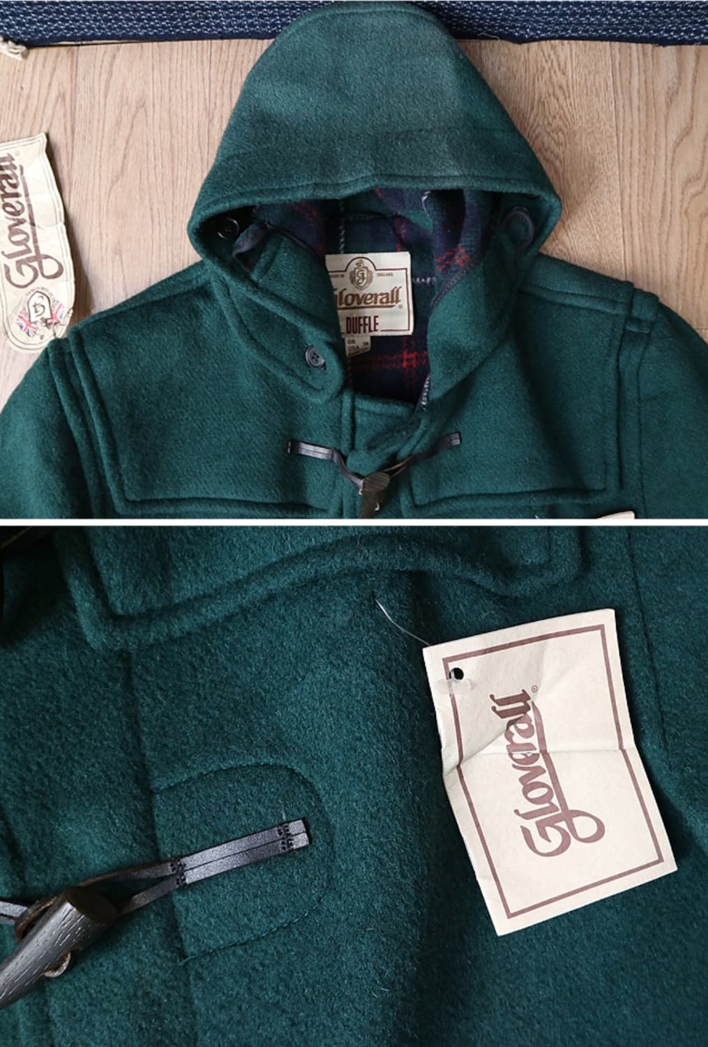 영국산 gloverall 글로버올 더플코트 미사용 색바램

미사용 상품이미지6