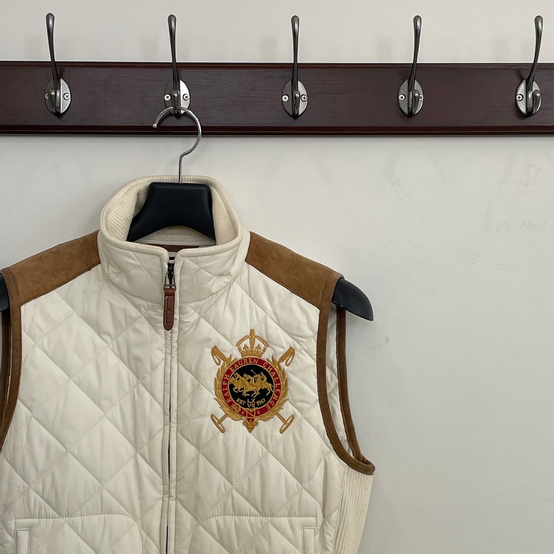 폴로 랄프로렌 아이보리 퀼팅 조끼 상품이미지3