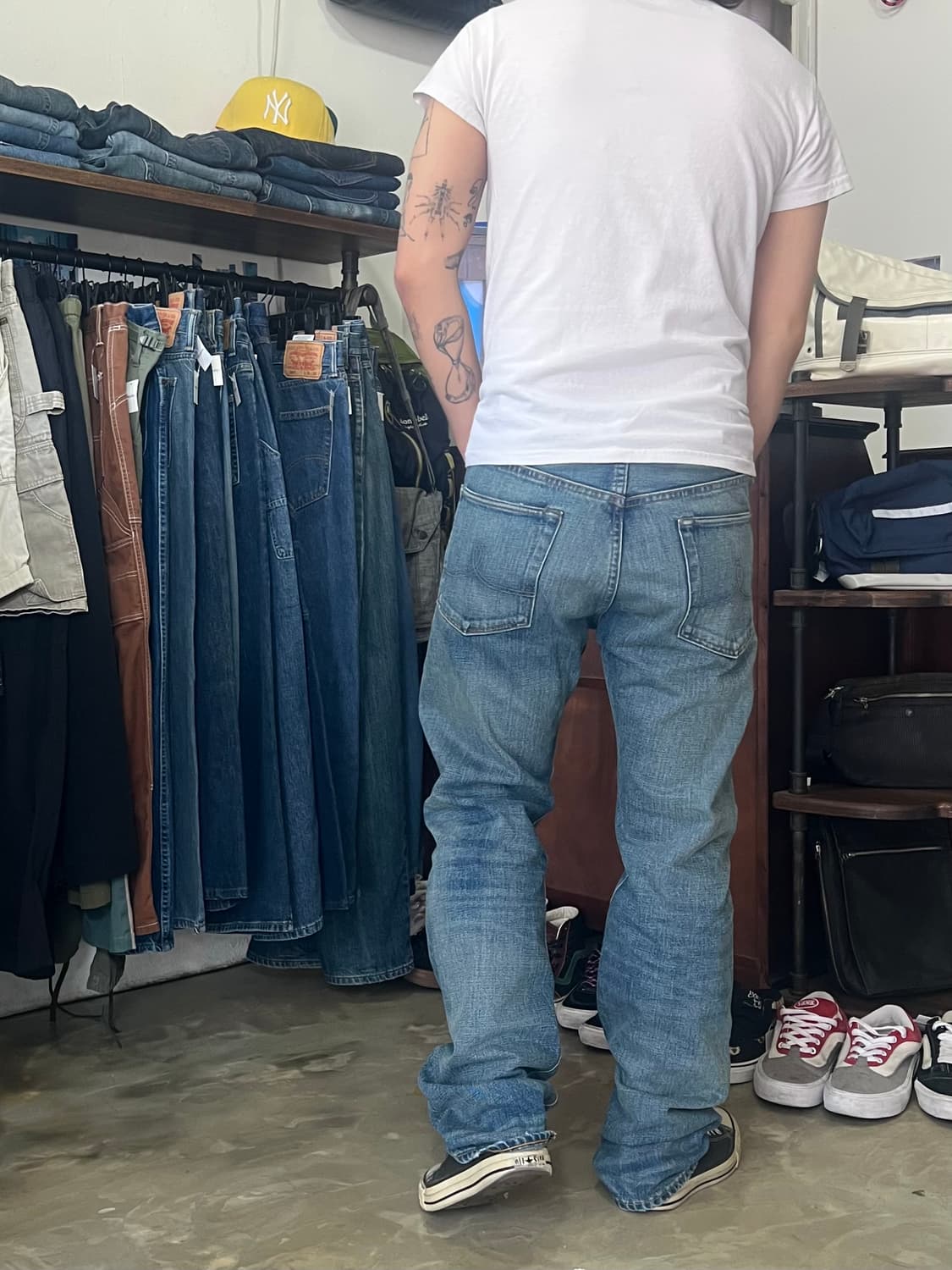 RRL Straight Leg Selvedge Denim 34x32 상품이미지1