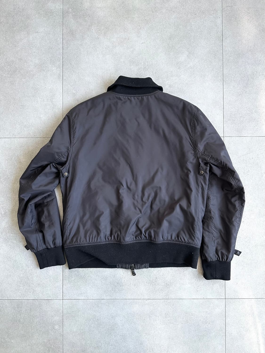 존바바토스 하이넥 버튼 투웨이 봄버 자켓 상품이미지6