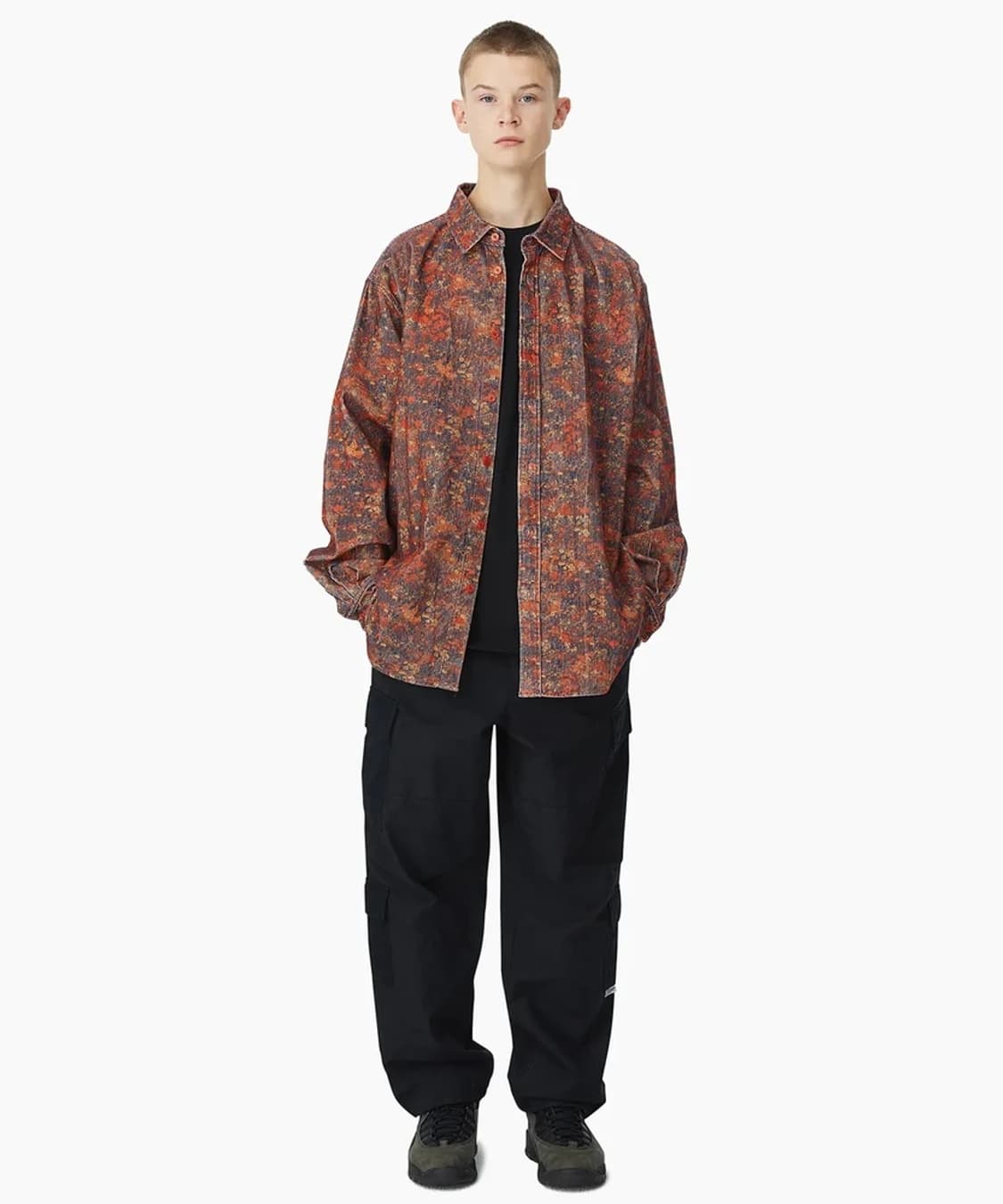 디네뎃 22FW 코듀로이 플로랄 셔츠 PN6544 상품이미지2