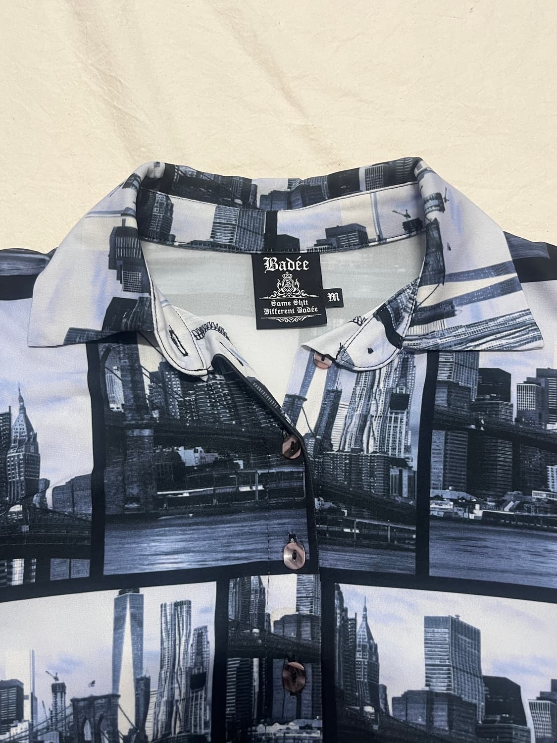 BADEE 배디 시티 프린트 져지 셔츠 상품이미지2