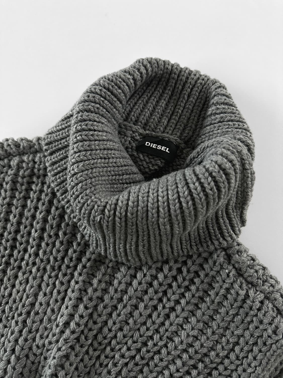 (Rare) 디젤 니트 터틀넥 볼레로 스타일 머플러 상품이미지8