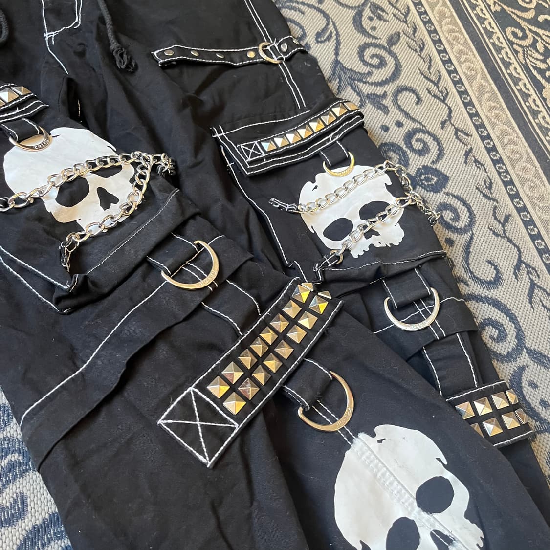 S TRIPP NYC 스컬 본디지 팬츠W2372 상품이미지3