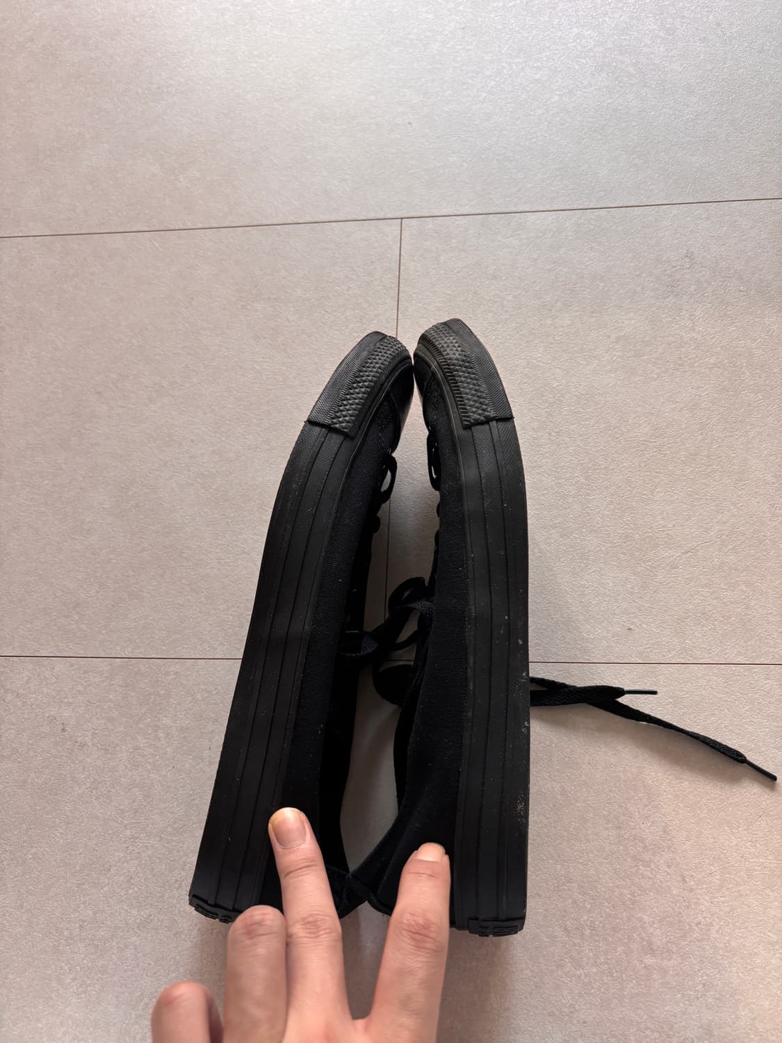 크롬하츠 아들내미도 다시 신는 올스타 로우 - 올블랙 290 상품이미지6