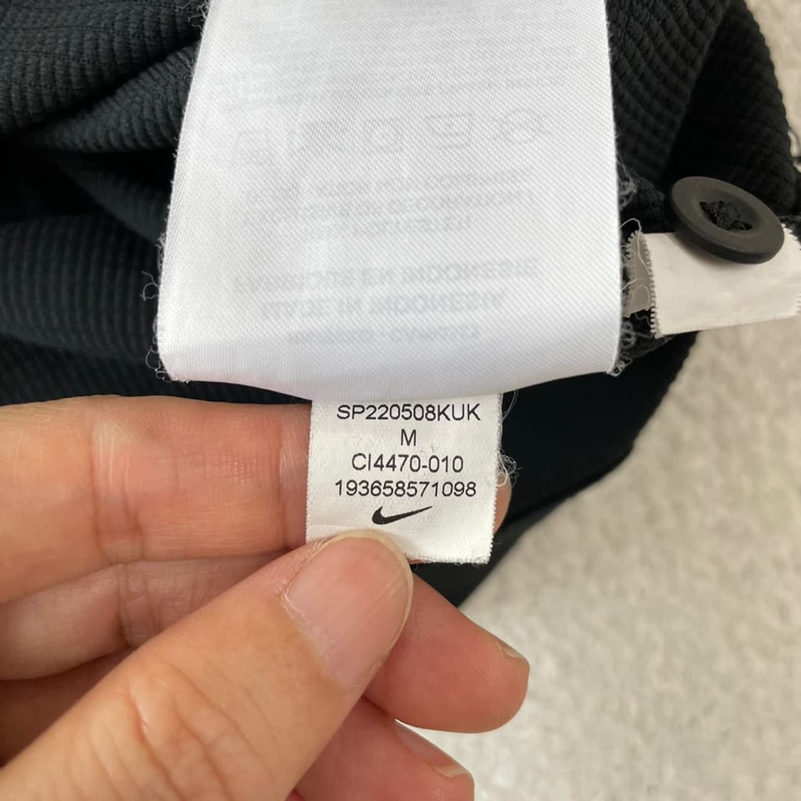 L 나이키 폴로 블랙 반팔카라티 100 상품이미지7