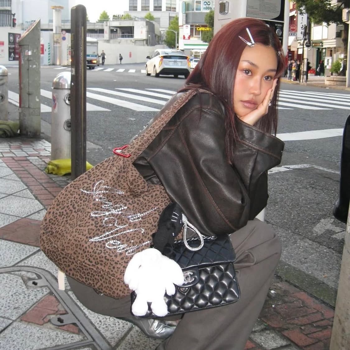 탠저 tanger leopard bag 상품이미지4