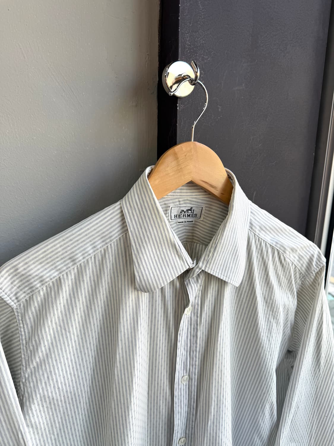 105~110/ 에르메스 스트라이프 베이직 셔츠 상품이미지3