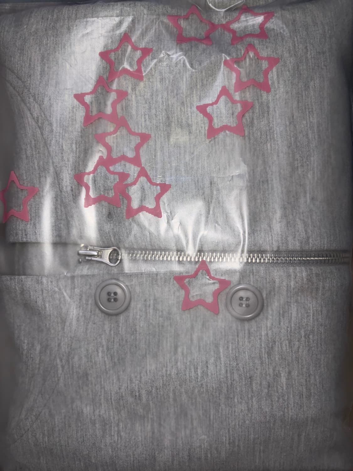 CLaddA button 2way zip-up, gray 상품이미지10
