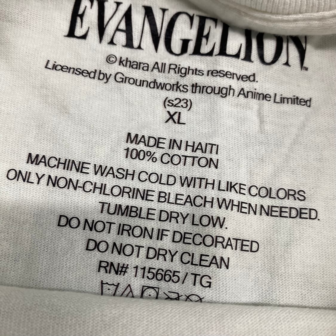 에반게리온 오피셜 애니메이션 티셔츠 상품이미지3