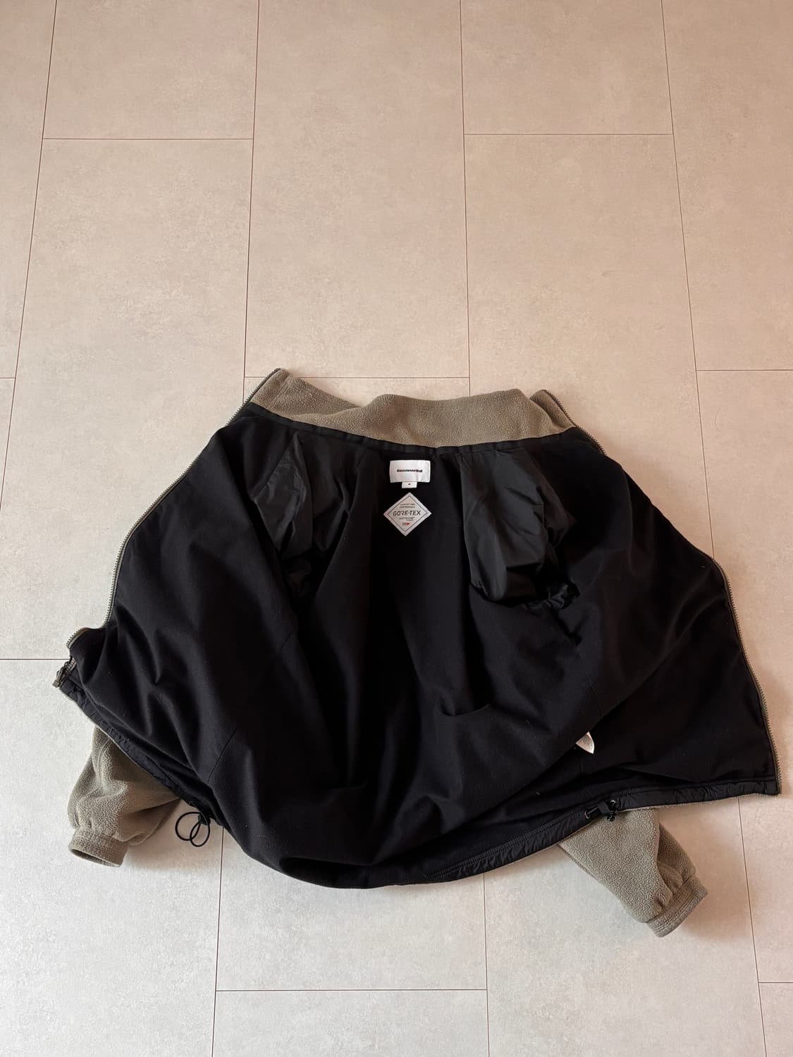 디스이즈네버댓 X 고어텍스 집업 플리스 자켓 M 후리스 상품이미지4