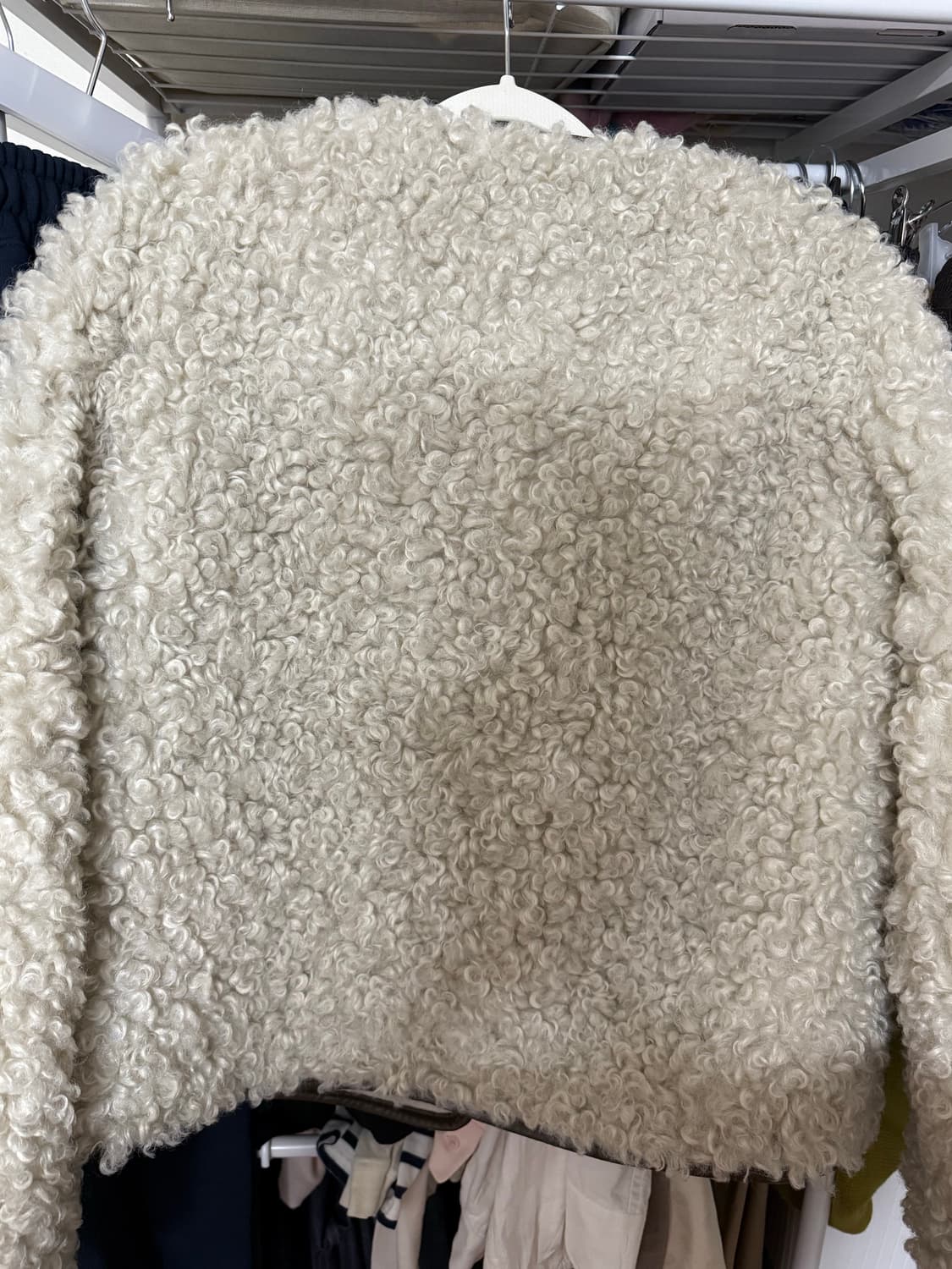 루에브르 토글 포인트 퍼 자켓 S사이즈 상품이미지7