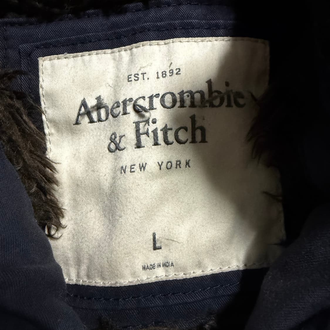아베크롬비 네이비 야상자켓 L 상품이미지3